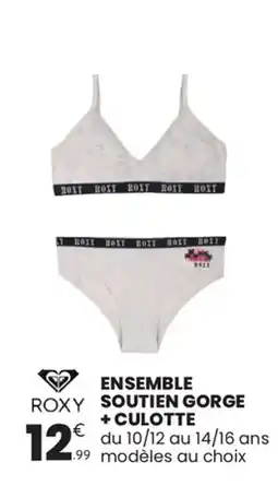 Stokomani Ensemble roxy soutien gorge + culotte offre