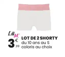 Stokomani Lot de 2 shorty offre
