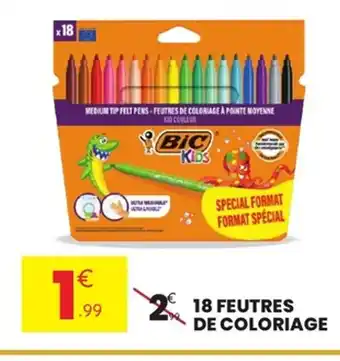 Stokomani 18 feutres de coloriage offre