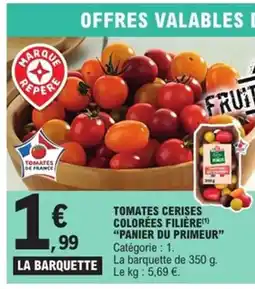 E.Leclerc Express Tomates cerises colorées filière offre