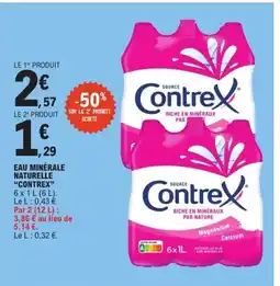 E.Leclerc Express CONTREX Eau minérale naturelle offre
