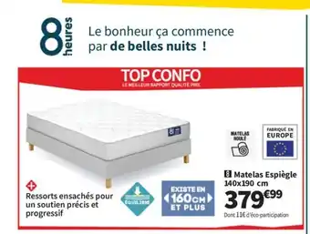 Conforama Matelas Espiègle offre