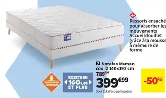 Conforama Matelas Maman cool offre
