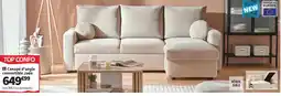 Conforama Canapé d'angle convertible Jade offre