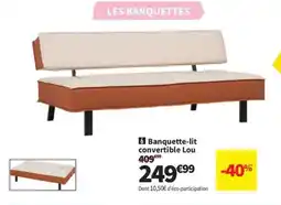 Conforama Banquette-lit convertible Lou offre