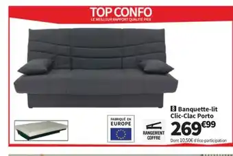 Conforama Banquette-lit Clic-Clac Porto offre
