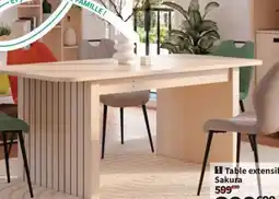 Conforama Table extensible offre