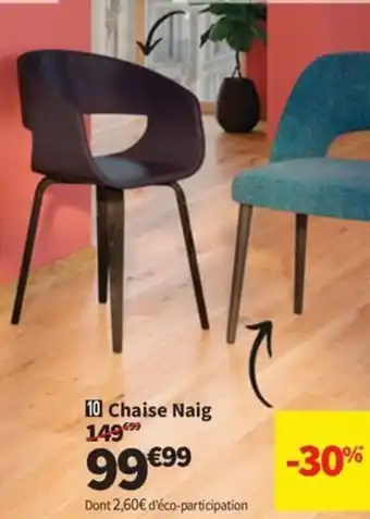 Conforama Chaise Naig offre