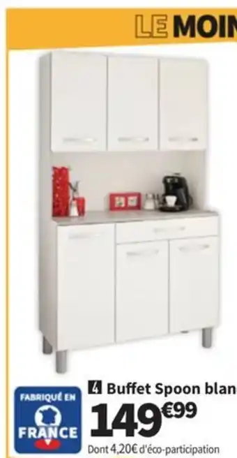 Conforama Buffet Spoon blanc offre