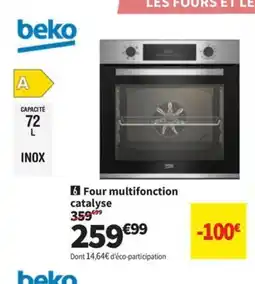 Conforama BEKO Four multifonction catalyse offre