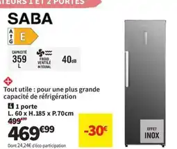 Conforama SABA1 porte offre