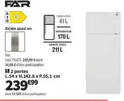 Conforama FAR 2 portes offre