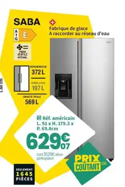 Conforama SABA Réf. américain offre
