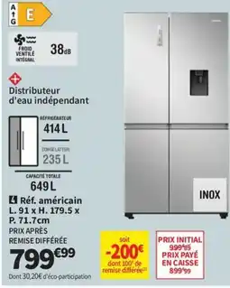 Conforama Réf. américain offre