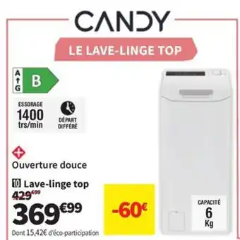 Conforama CANDY Lave-linge top offre
