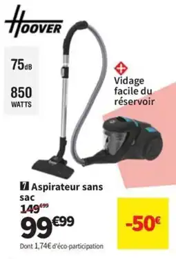 Conforama HOOVER Aspirateur sans sac offre