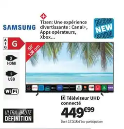 Conforama SAMSUNG Téléviseur UHD connecté offre