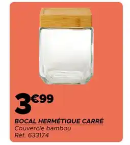 Gifi Bocal hermétique carré offre