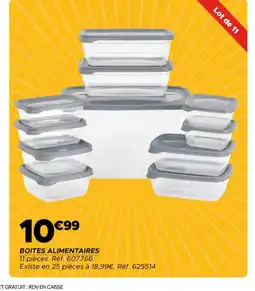 Gifi Boites alimentaires offre