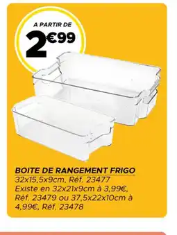 Gifi Boite de rangement frigo offre