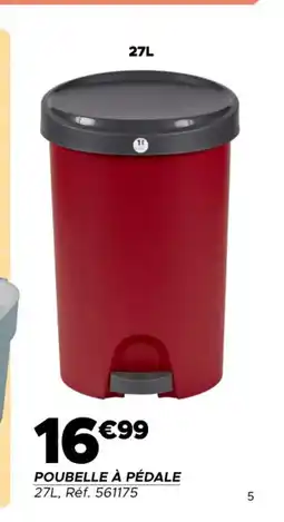 Gifi Poubelle à pédale offre