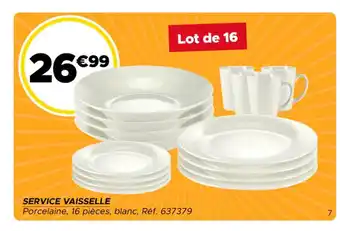 GiFi Service vaisselle offre