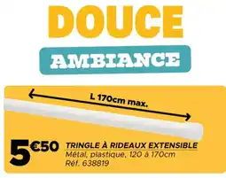Gifi Tringle à rideaux extensible offre