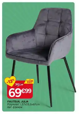 Gifi Fauteuil julia offre