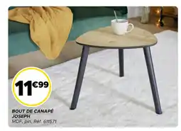 Gifi Bout de canapé joseph offre