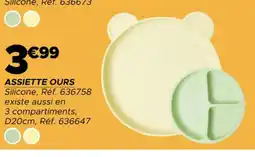 Gifi Assiette ours offre