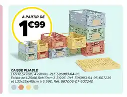 Gifi Caisse pliable offre