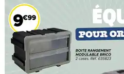 Gifi Boite rangement modulable brico offre