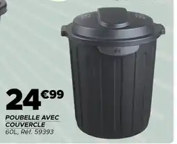 Gifi Poubelle avec couvercle offre