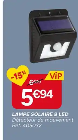 Gifi Lampe solaire 8 led offre