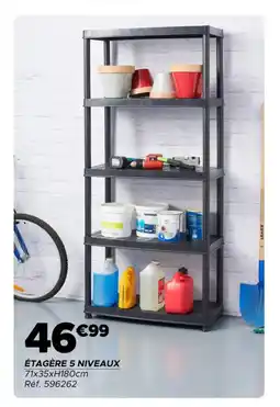 Gifi Étagère 5 niveaux offre