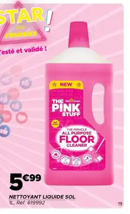 Gifi Nettoyant liquide sol offre