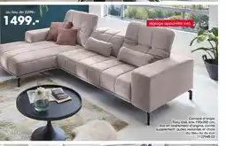 Möbel Martin Canapé d'angle Tissu rosé offre