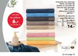 Möbel Martin Ensemble tissu éponge offre