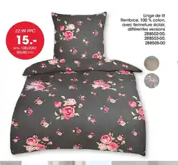 Möbel Martin Linge de lit Renforce, 100% coton offre
