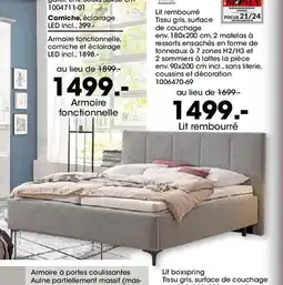 Möbel Martin Lit rembourré offre