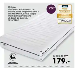 Möbel Martin Matelas Vito Sensio Active offre
