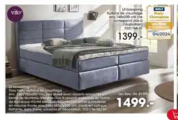 Möbel Martin Lit boxspring offre
