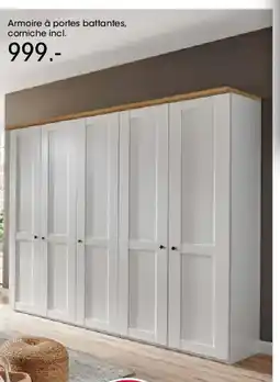 Möbel Martin Armoire à portes battantes offre