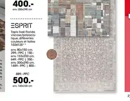 Möbel Martin ESPRIT Tapis tissé Florida offre