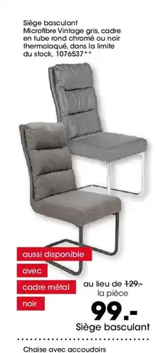 Möbel Martin Siège basculant offre