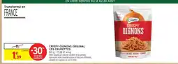 Intermarché CRISPY OIGNONS ORIGINAL LES CRUDITTES offre