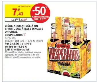Intermarché Desperados Original offre