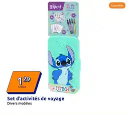 Action Set d'activités de voyage offre