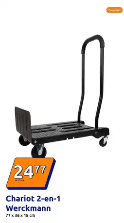 Action WERCKMANN Chariot 2-en-1 offre