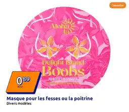 Action Masque pour les fesses ou la poitrine offre